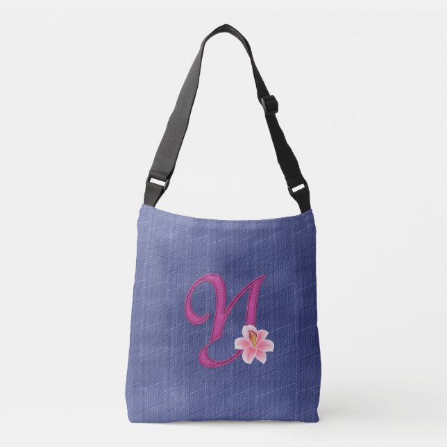 Bolso Cruzado Elegante azul Y (Anverso)