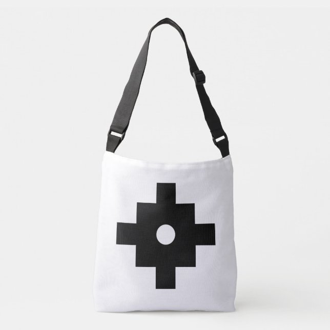 Bolso Cruzado Elegante Diseño Geométrico Inka Cross (Anverso)