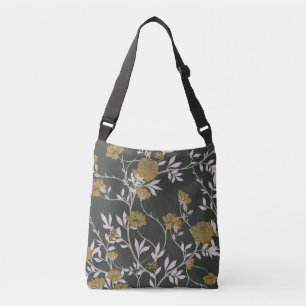 Bolso Cruzado Elegante floral: diseño vintage.