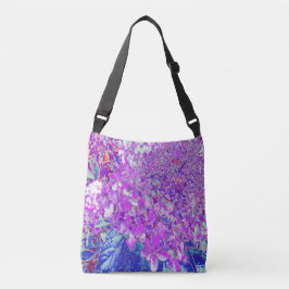 Bolso Cruzado Elegante Hortensia Limelight Púrpura y Azul