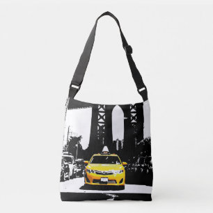 Bolso Cruzado Elegante Nueva York Nyc Yellow Taxi Brooklyn