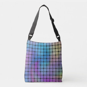 Bolso Cruzado Elegante Patrón moderno de mosaicos de colores en