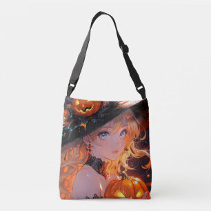 Bolso Cruzado Elegante Tote de brujas y encajes