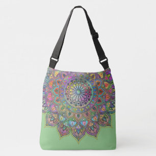 Bolso Cruzado Elegante y colorido Mandala estilo India 1