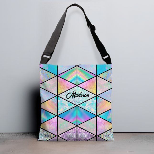 Bolso Cruzado Elegante y holográfico colorido (Subido por el creador)