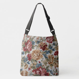 Bolso Cruzado Elegantes Rosas rojos y dorados de Italia
