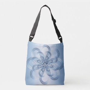 Bolso Cruzado Elemento de Paisley. Monograma