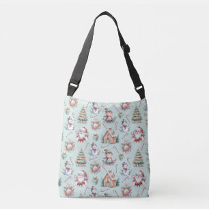 Bolso Cruzado Elementos Navideños Adorables