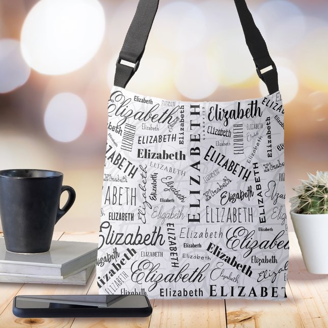 Bolso Cruzado Elizabeth Black White (Subido por el creador)