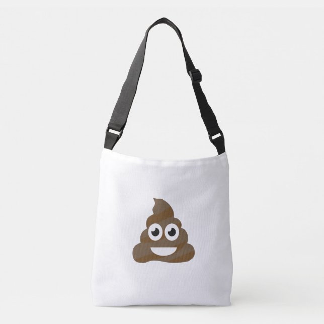 Bolso Cruzado Emoji linda divertida del impulso (Anverso)