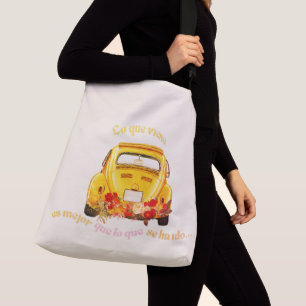 Bolso Cruzado Empoderar a Latina Mensaje Positivo Palabras Cute 