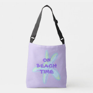 Bolso Cruzado En el tiempo de la playa Starfish Lavender Crossbo