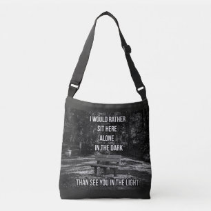 Bolso Cruzado En el Tote de la cita oscura
