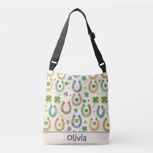 Bolso Cruzado Encanto Occidental Afortunado – Herraduras y Trébo