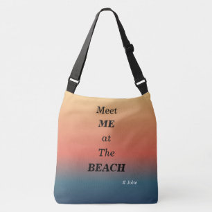 Bolso Cruzado Encuentrame En La Playa Color De Amanecer De Veran