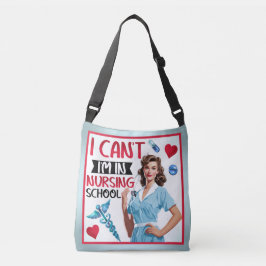 Bolso Cruzado Enfermera nostálgica linda Pinup_ Estoy en la escu
