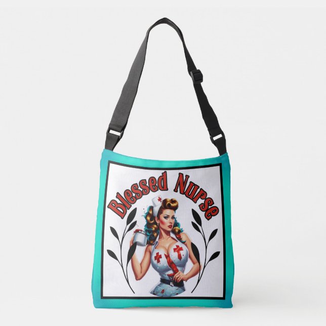 Bolso Cruzado Enfermero de Pinup (Anverso)