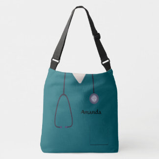 Bolso Cruzado Enfermero médico Enfermera AOPLCBB Verde azulado