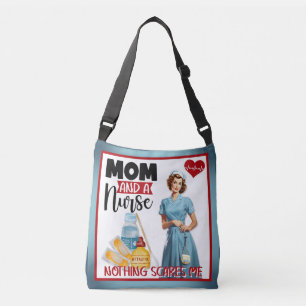 Bolso Cruzado Enfermero nostálgico lindo Pinup_ Mom y Enfermera