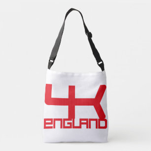 BOLSO CRUZADO ENGLAND VER UK FLAG TEXT BY MASANSER PIXELAT