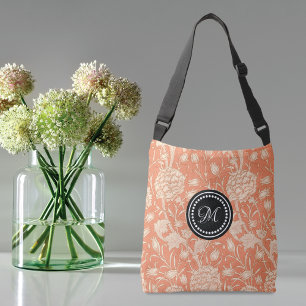 Bolso Cruzado Engranaje del patrón de tulipanes salvajes William