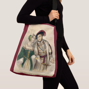 Bolso Cruzado Enrique VIII y Anne Boleyn