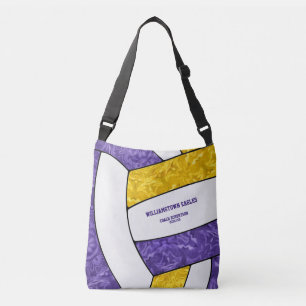 Bolso Cruzado Entrenador de atleta de voleibol del equipo de oro