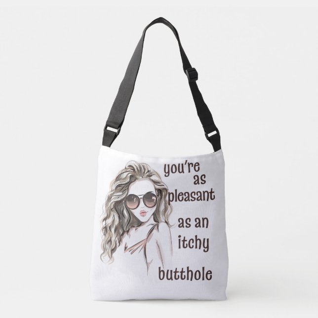 Bolso Cruzado Eres agradable (Anverso)