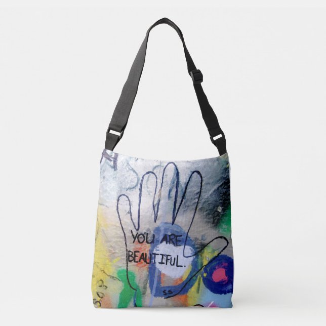 Bolso Cruzado Eres Un Graffiti Hermoso (Anverso)