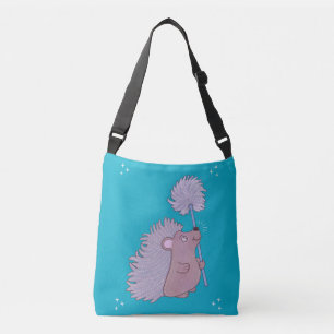 Bolso Cruzado Erizo con Diente de León   Encantadora Naturaleza 