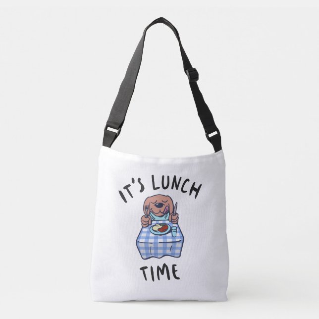 Bolso Cruzado Es hora de almorzar (Anverso)