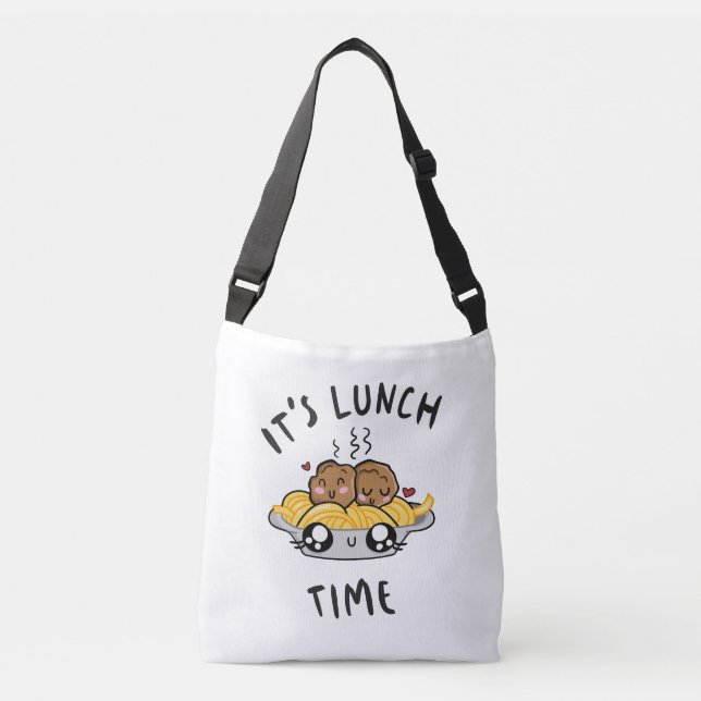 Bolso Cruzado Es hora de almorzar (Anverso)