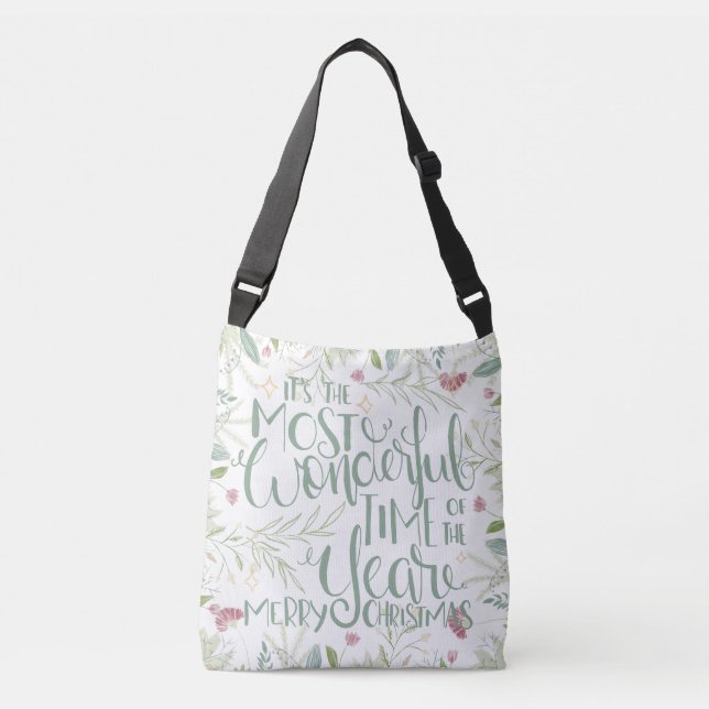 Bolso Cruzado Es la época más maravillosa del año Navidades (Anverso)
