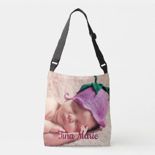 Bolso Cruzado Es un Baby Shower rosado Chica