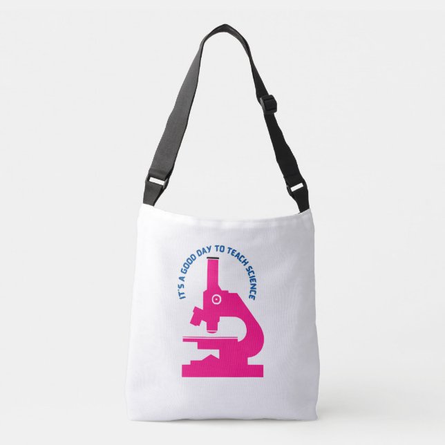 Bolso Cruzado Es un buen día para enseñar ciencia (Anverso)