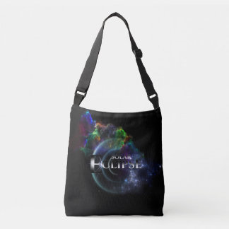 Bolso Cruzado Escapada de arte fractal de eclipse solar
