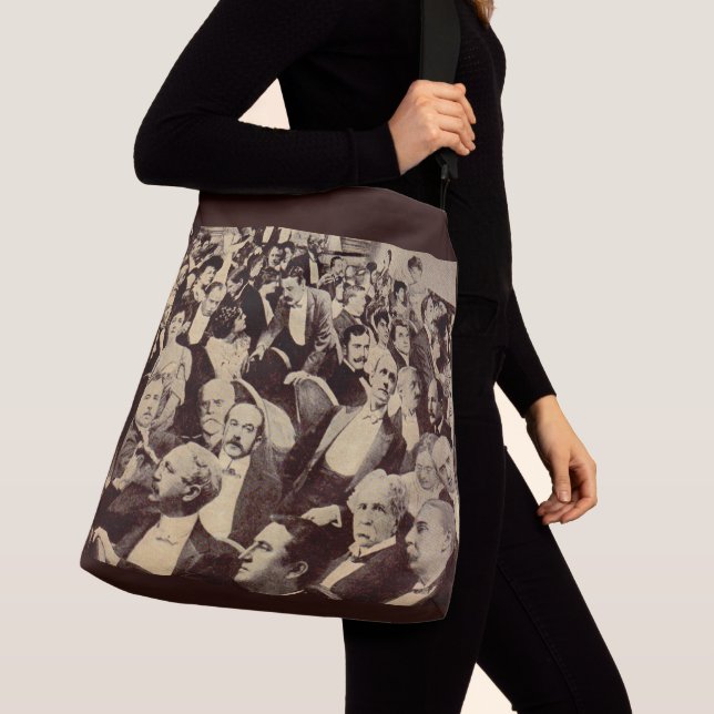 Bolso Cruzado Escena multitudinaria de los años 1920 (Detalle)