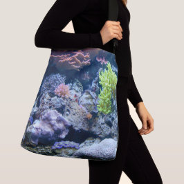 Bolso Cruzado Escena submarina, mar, océano, escena natural
