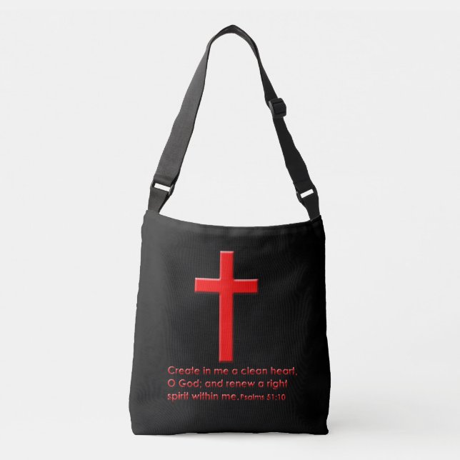 Bolso Cruzado Escritura de la biblia (Anverso)