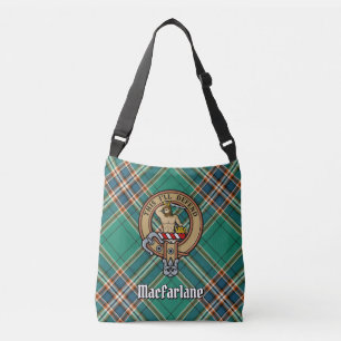 Bolso Cruzado Escudo del clan MacFarlane por la caza antigua de