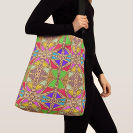 Bolso Cruzado Espadas y Escudos Medievales Maximalistas