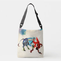 España Bull Vintage Travel Love Watercolor