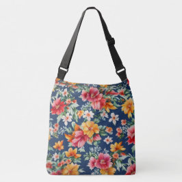 Bolso Cruzado Espectáculo floral brillante de verano en Italia
