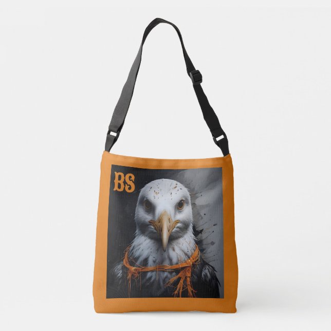 Bolso Cruzado Espeluznante gaviota de horror de Halloween disfra (Reverso)