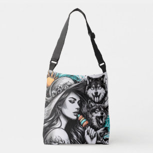 Bolso Cruzado Espíritu de verano - Belleza y los lobos
