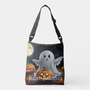 Bolso Cruzado Espléndido destino: Ghostly Halloween Fun Tote
