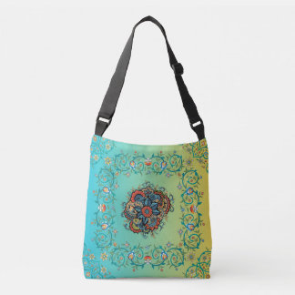 Bolso Cruzado Esplendor Infinito Mandala Floral Ornamentado