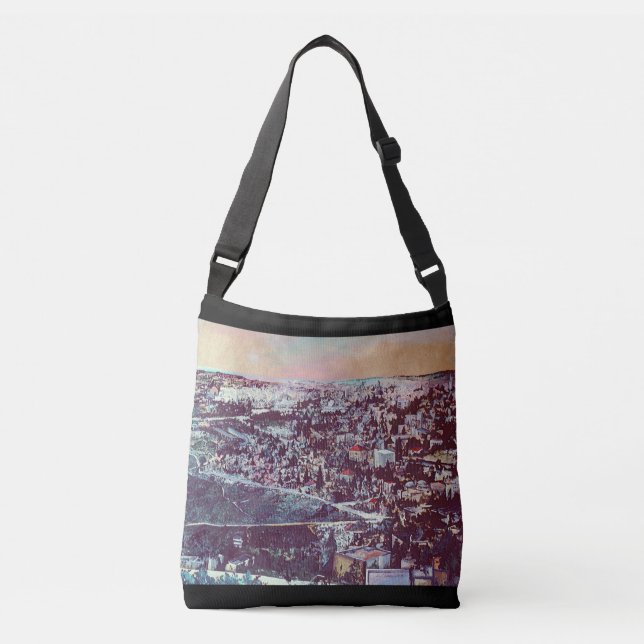 Bolso Cruzado Esplendor Panorámico de Jerusalén (Anverso)