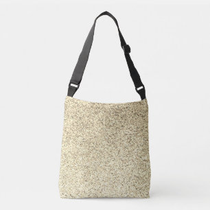 Bolso Cruzado Espuma de purpurina suave de luz dorada