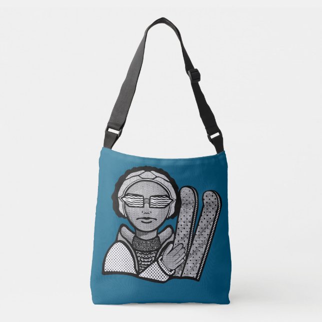 Bolso Cruzado Esquí de invierno (Anverso)